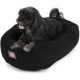 suede bagel-shaped dog bed suede bagel-shaped dog bed