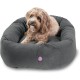 suede bagel-shaped dog bed suede bagel-shaped dog bed