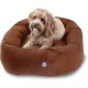 suede bagel-shaped dog bed suede bagel-shaped dog bed
