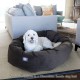 suede bagel-shaped dog bed suede bagel-shaped dog bed