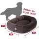 suede bagel-shaped dog bed suede bagel-shaped dog bed