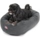 suede bagel-shaped dog bed suede bagel-shaped dog bed