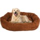 suede bagel-shaped dog bed suede bagel-shaped dog bed