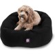 suede bagel-shaped dog bed suede bagel-shaped dog bed