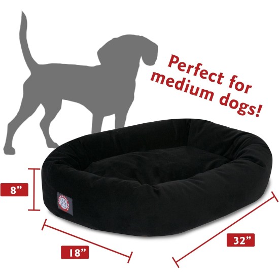 suede bagel-shaped dog bed suede bagel-shaped dog bed
