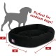 suede bagel-shaped dog bed suede bagel-shaped dog bed
