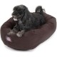 suede bagel-shaped dog bed suede bagel-shaped dog bed