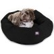 suede bagel-shaped dog bed suede bagel-shaped dog bed