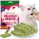 2 Packs of Cat Grass Sticks, Cat Grass Snack, Cat Grass Teether Sticks, Cat Grass Teething Sticks for House Cats, for Cats for Dental Care, to Improve Cat Digestion (100 g) 2 Packs of Cat Grass Sticks, Cat Grass Snack, Cat Grass Teether Sticks, Cat Grass Teething Sticks for House Cats, for Cats for Dental Care, to Improve Cat Digestion (100 g)