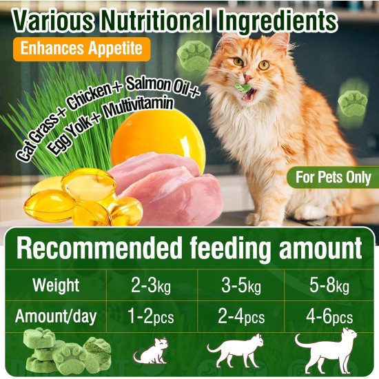50 g Cat Grass Snacks, Freeze-Dried Snacks for Cats, Cat Grass Ready Grown for Dental Care, Cat Grass Sticks Hair Balls Removal 50 g Cat Grass Snacks, Freeze-Dried Snacks for Cats, Cat Grass Ready Grown for Dental Care, Cat Grass Sticks Hair Balls Removal
