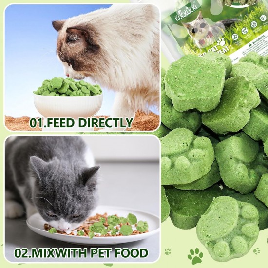 50 g Cat Grass Snacks, Freeze-Dried Snacks for Cats, Cat Grass Ready Grown for Dental Care, Cat Grass Sticks Hair Balls Removal 50 g Cat Grass Snacks, Freeze-Dried Snacks for Cats, Cat Grass Ready Grown for Dental Care, Cat Grass Sticks Hair Balls Removal