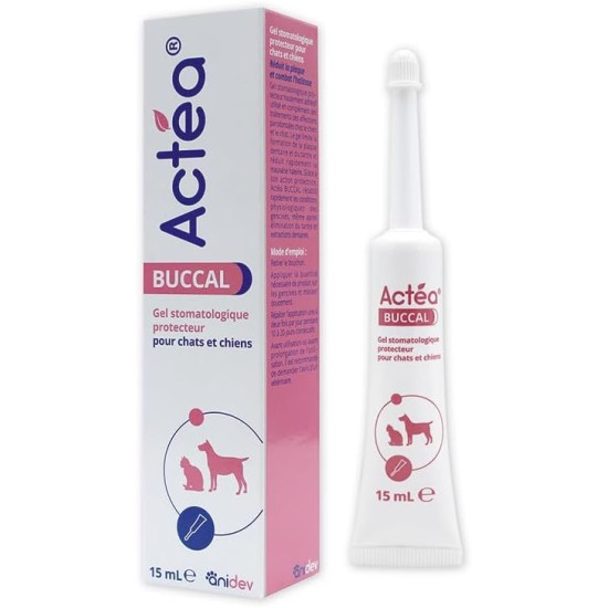 Actéa Bad Breath - Calming Gel for Dogs and Cats - Natural Product - Bad Breath for Dogs and Cats - 15 ml Actéa Bad Breath - Calming Gel for Dogs and Cats - Natural Product - Bad Breath for Dogs and Cats - 15 ml