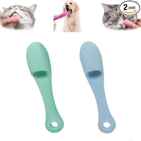 Cat Chin Brush, Silicone Scrubber for Cat Chin Cleaner, Finger Brush Silicone Pet Toothbrush, Cat Finger Toothbrush for Dental Care of Pets, Finger Brushes Suitable (B 2 Pieces, One Size) Cat Chin Brush, Silicone Scrubber for Cat Chin Cleaner, Finger Brush Silicone Pet Toothbrush, Cat Finger Toothbrush for Dental Care of Pets, Finger Brushes Suitable (B 2 Pieces, One Size)