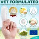 EcoEarth - Teeth Cleaning Wipes for Dogs & Cats - Pet Dental Care Finger Pads for Fresh Breath & Oral Hygiene - Embossed Pattern & Nano Plastic Dots for Removing Plaque & Tartar - 50