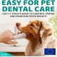 EcoEarth - Teeth Cleaning Wipes for Dogs & Cats - Pet Dental Care Finger Pads for Fresh Breath & Oral Hygiene - Embossed Pattern & Nano Plastic Dots for Removing Plaque & Tartar - 50