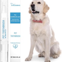 Editbar Pet Toothbrush Pen, Pet Toothbrush Pen, Dog Teeth Cleaning Pen, Cat Tartar Remover, Toothbrush Gentle Care for Fresh Breath, Suitable for Pets Dental Care (2 Pieces) Editbar Pet Toothbrush Pen, Pet Toothbrush Pen, Dog Teeth Cleaning Pen, Cat Tartar Remover, Toothbrush Gentle Care for Fresh Breath, Suitable for Pets Dental Care (2 Pieces)