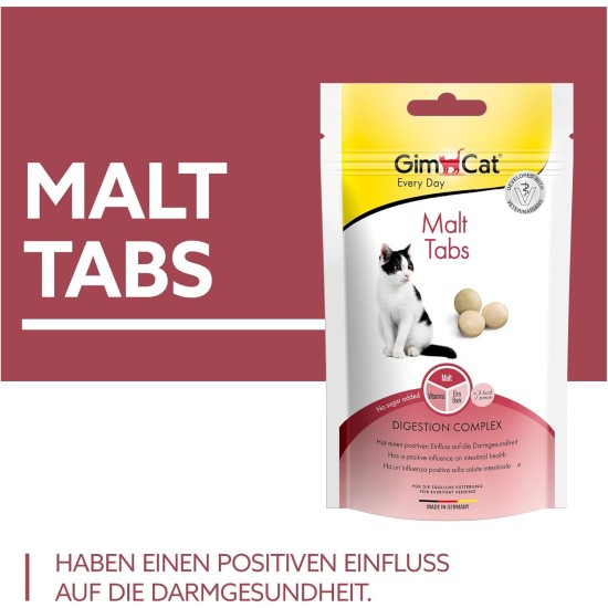 GimCat Denta Tabs - Functional Cat Snack Supports Dental Care - Pack of 8 (8 x 40 g) GimCat Denta Tabs - Functional Cat Snack Supports Dental Care - Pack of 8 (8 x 40 g)