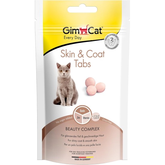GimCat Denta Tabs - Functional Cat Snack Supports Dental Care - Pack of 8 (8 x 40 g) GimCat Denta Tabs - Functional Cat Snack Supports Dental Care - Pack of 8 (8 x 40 g)