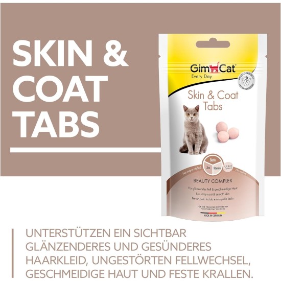 GimCat Denta Tabs - Functional Cat Snack Supports Dental Care - Pack of 8 (8 x 40 g) GimCat Denta Tabs - Functional Cat Snack Supports Dental Care - Pack of 8 (8 x 40 g)