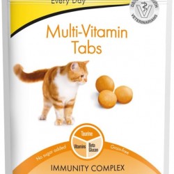 GimCat Multi-Vitamin Tabs, Functional Cat Snack, Supports Immune System, Heart and Eyes, Pack of 8 (8 x 40 g) GimCat Multi-Vitamin Tabs, Functional Cat Snack, Supports Immune System, Heart and Eyes, Pack of 8 (8 x 40 g)