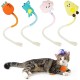 Grantop Catnip Toy Cat Biting Rope 4 Pieces Interactive Chew Toy Cat Made of Cotton Rope for Dental Care, Against Bad Breath Self-Employment - Cat Toy Gift for Cats Grantop Catnip Toy Cat Biting Rope 4 Pieces Interactive Chew Toy Cat Made of Cotton Rope for Dental Care, Against Bad Breath Self-Employment - Cat Toy Gift for Cats