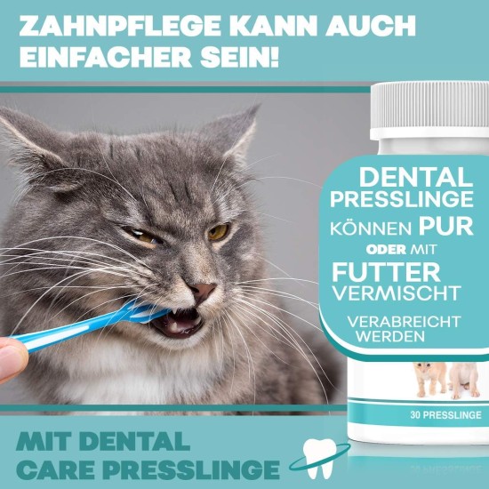 HelloAnimal Dental Pellets for Dogs and Cats - Tartar Remover Also for Spaces - Dental Cleaning and Dental Care - for Bad Breath HelloAnimal Dental Pellets for Dogs and Cats - Tartar Remover Also for Spaces - Dental Cleaning and Dental Care - for Bad Breath