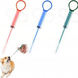 Hsyadazi Pack of 3 Pill Dispenser for Cats and Small Dogs - Simple Medicine Feeder with Pill Syringe, Safe Tablet Dispenser for Pets Hsyadazi Pack of 3 Pill Dispenser for Cats and Small Dogs - Simple Medicine Feeder with Pill Syringe, Safe Tablet Dispenser for Pets