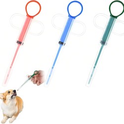 Hsyadazi Pack of 3 Pill Dispenser for Cats and Small Dogs - Simple Medicine Feeder with Pill Syringe, Safe Tablet Dispenser for Pets Hsyadazi Pack of 3 Pill Dispenser for Cats and Small Dogs - Simple Medicine Feeder with Pill Syringe, Safe Tablet Dispenser for Pets