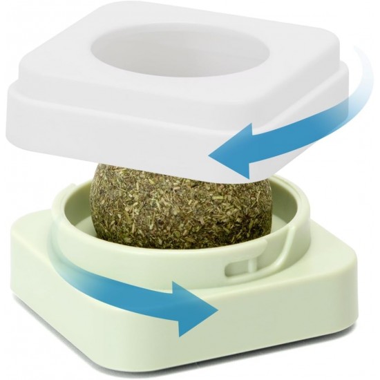 Leckball für Katzen, ergonomisches Design, weiche Textur, leicht zu reinigen, ideal für die Zahnpflege und die Stimulation des Spiels. Leckball für Katzen, ergonomisches Design, weiche Textur, leicht zu reinigen, ideal für die Zahnpflege und die Stimulation des Spiels.
