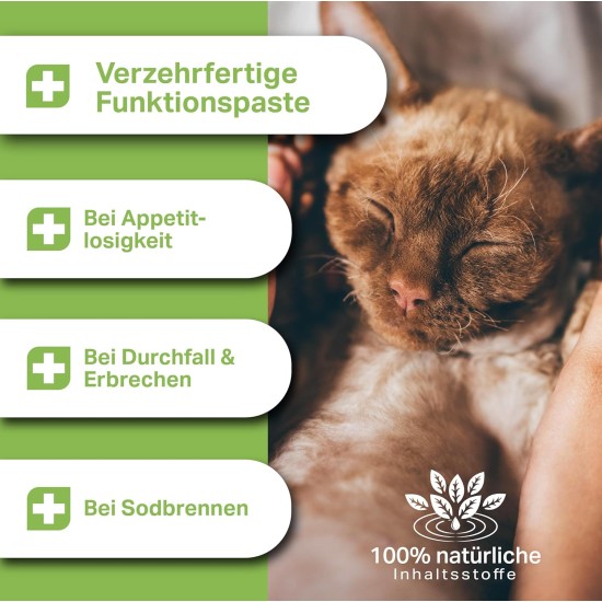 MEDICAT Premium Elm Bark Paste - 200g - for Cats - For Heartburn, Diarrhea and Vomiting for Intestinal Cleansing - Ready to Eat Immediately MEDICAT Premium Elm Bark Paste - 200g - for Cats - For Heartburn, Diarrhea and Vomiting for Intestinal Cleansing - Ready to Eat Immediately