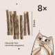 Matatabi Stick Cat: 8 Matatabi Sticks for Cats Dental Care - Wooden Cat Toy Against Bad Breath - Cat Chew Toy - Natural Toy for Cats - Cat Sticks - Inovida Cat Accessories Matatabi Stick Cat: 8 Matatabi Sticks for Cats Dental Care - Wooden Cat Toy Against Bad Breath - Cat Chew Toy - Natural Toy for Cats - Cat Sticks - Inovida Cat Accessories