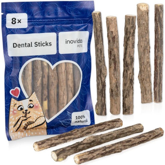 Matatabi Stick Cat: 8 Matatabi Sticks for Cats Dental Care - Wooden Cat Toy Against Bad Breath - Cat Chew Toy - Natural Toy for Cats - Cat Sticks - Inovida Cat Accessories Matatabi Stick Cat: 8 Matatabi Sticks for Cats Dental Care - Wooden Cat Toy Against Bad Breath - Cat Chew Toy - Natural Toy for Cats - Cat Sticks - Inovida Cat Accessories