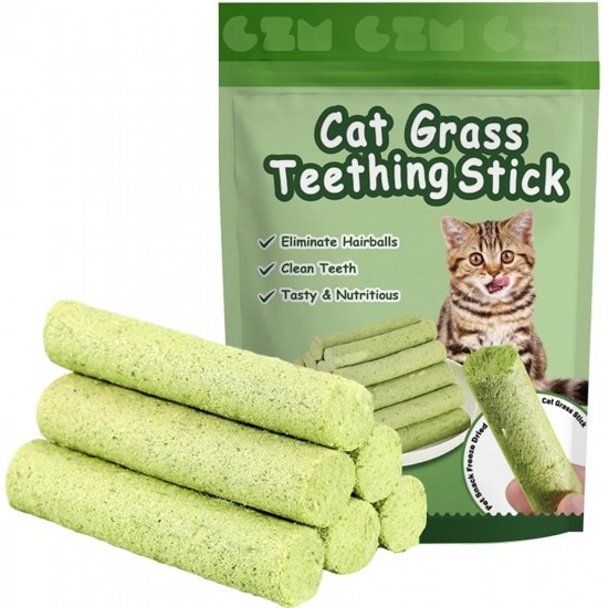 Mmgoqqt Pack of 6 Cat Grass Cat Sticks, Dental Care Cats, Chew Sticks for Plaque Reduction and Hair Balls Elimination for Picky Cats Mmgoqqt Pack of 6 Cat Grass Cat Sticks, Dental Care Cats, Chew Sticks for Plaque Reduction and Hair Balls Elimination for Picky Cats