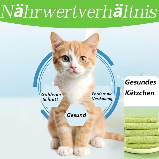 Mmgoqqt Pack of 6 Cat Grass Cat Sticks, Dental Care Cats, Chew Sticks for Plaque Reduction and Hair Balls Elimination for Picky Cats Mmgoqqt Pack of 6 Cat Grass Cat Sticks, Dental Care Cats, Chew Sticks for Plaque Reduction and Hair Balls Elimination for Picky Cats