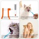 Pack of 2 Cat Tooth Brushes, Double-Sided Cat Tooth Cleaning Brush with Micro Brush Head and Curved Handle, Deep Cleaning for Kittens, Cat Teeth Care Accessories (Blue Purple) Pack of 2 Cat Tooth Brushes, Double-Sided Cat Tooth Cleaning Brush with Micro Brush Head and Curved Handle, Deep Cleaning for Kittens, Cat Teeth Care Accessories (Blue Purple)