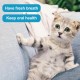 Pack of 2 Cat Tooth Brushes, Double-Sided Cat Tooth Cleaning Brush with Micro Brush Head and Curved Handle, Deep Cleaning for Kittens, Cat Teeth Care Accessories (Blue Purple) Pack of 2 Cat Tooth Brushes, Double-Sided Cat Tooth Cleaning Brush with Micro Brush Head and Curved Handle, Deep Cleaning for Kittens, Cat Teeth Care Accessories (Blue Purple)
