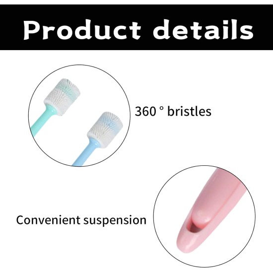 Pack of 3 Cat Toothbrush, Cat Toothbrush for Cats, Cat Toothbrush 360 Degrees, Reusable, Small and Dogs, Silicone, Food Grade Toothbrush for Pets, Cleaning Set (3 Colours) Pack of 3 Cat Toothbrush, Cat Toothbrush for Cats, Cat Toothbrush 360 Degrees, Reusable, Small and Dogs, Silicone, Food Grade Toothbrush for Pets, Cleaning Set (3 Colours)
