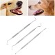 Pet Tooth Scaler Cleaning Kit, 3 Pieces Stainless Steel Tartar Remover Plaque Remover for Dogs Cats Pet Tooth Scaler Cleaning Kit, 3 Pieces Stainless Steel Tartar Remover Plaque Remover for Dogs Cats