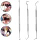 Pet Tooth Scaler Cleaning Kit, 3 Pieces Stainless Steel Tartar Remover Plaque Remover for Dogs Cats Pet Tooth Scaler Cleaning Kit, 3 Pieces Stainless Steel Tartar Remover Plaque Remover for Dogs Cats
