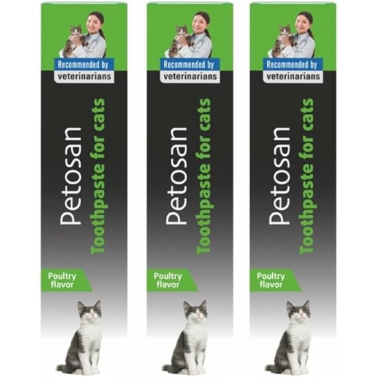 Petosan 3 x Toothpaste for Cats - 3 x 70 g Toothpaste for Cats Dental Care Petosan 3 x Toothpaste for Cats - 3 x 70 g Toothpaste for Cats Dental Care