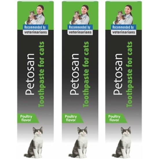 Petosan 3 x Toothpaste for Cats - 3 x 70 g Toothpaste for Cats Dental Care Petosan 3 x Toothpaste for Cats - 3 x 70 g Toothpaste for Cats Dental Care