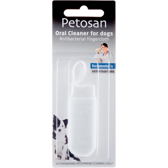 Petosan Microfiber Fingerbrush Oral Cleaner for Pets Petosan Microfiber Fingerbrush Oral Cleaner for Pets