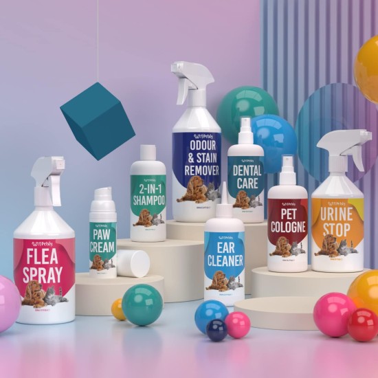 Petsly® Dental Spray for Dogs and Cats – 250 ml – Fresh Mint – No Rinsing or Brushing – Against Tartar and Bad Breath – Dental Care Dog & Cat with Triple Effect Petsly® Dental Spray for Dogs and Cats – 250 ml – Fresh Mint – No Rinsing or Brushing – Against Tartar and Bad Breath – Dental Care Dog & Cat with Triple Effect