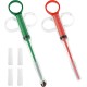 Pill Dispenser for Cats, 2 Pieces Tablet Dispenser Cat Protects Teeth and Gums, Soft Tip, Suitable for Cats, Dogs and Small Animals, for Feeding Accessories (Red, Green) Pill Dispenser for Cats, 2 Pieces Tablet Dispenser Cat Protects Teeth and Gums, Soft Tip, Suitable for Cats, Dogs and Small Animals, for Feeding Accessories (Red, Green)