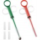 Pill Dispenser for Cats, 2 Pieces Tablet Dispenser Cat Protects Teeth and Gums, Soft Tip, Suitable for Cats, Dogs and Small Animals, for Feeding Accessories (Red, Green) Pill Dispenser for Cats, 2 Pieces Tablet Dispenser Cat Protects Teeth and Gums, Soft Tip, Suitable for Cats, Dogs and Small Animals, for Feeding Accessories (Red, Green)
