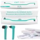 RYERCAT Cat Accessories, Double-Sided Cat Toothbrush, Kitten Toothbrush with Micro Head for Cats/Kittens, Cat Tooth Care, Toothbrush for Cats (Ocean Blue) RYERCAT Cat Accessories, Double-Sided Cat Toothbrush, Kitten Toothbrush with Micro Head for Cats/Kittens, Cat Tooth Care, Toothbrush for Cats (Ocean Blue)