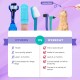 RYERCAT Set of 2 Cat Accessories, Double-Sided Cat Toothbrush, Kitten Toothbrush with Micro Head for Cats/Kittens, Cat Teeth Care, Toothbrush for Cats (Amethyst Purple and Ocean Blue) RYERCAT Set of 2 Cat Accessories, Double-Sided Cat Toothbrush, Kitten Toothbrush with Micro Head for Cats/Kittens, Cat Teeth Care, Toothbrush for Cats (Amethyst Purple and Ocean Blue)