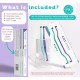 RYERCAT Set of 2 Cat Accessories, Double-Sided Cat Toothbrush, Kitten Toothbrush with Micro Head for Cats/Kittens, Cat Teeth Care, Toothbrush for Cats (Amethyst Purple and Ocean Blue) RYERCAT Set of 2 Cat Accessories, Double-Sided Cat Toothbrush, Kitten Toothbrush with Micro Head for Cats/Kittens, Cat Teeth Care, Toothbrush for Cats (Amethyst Purple and Ocean Blue)