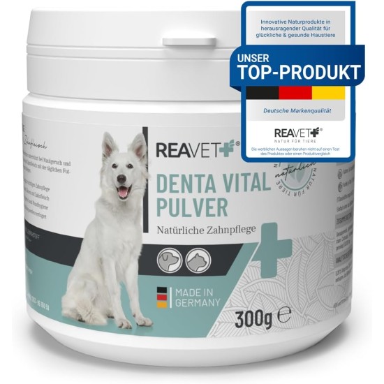 ReaVET Denta Vital - Dental Care Finger Pads for Dogs & Cats Pack of 50 - Teeth Cleaning, Dental Care without Toothbrush Tartar Remover I Finger Pads, Finger Cots Against Bad Breath ReaVET Denta Vital - Dental Care Finger Pads for Dogs & Cats Pack of 50 - Teeth Cleaning, Dental Care without Toothbrush Tartar Remover I Finger Pads, Finger Cots Against Bad Breath