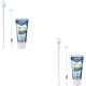 TRIXIE Dental Care Set for Cats | Double Pack | 2 x 50g | For Cat Dental Care | Includes Cheese Aroma Toothpaste and Two Toothbrushes with Three Different Heads TRIXIE Dental Care Set for Cats | Double Pack | 2 x 50g | For Cat Dental Care | Includes Cheese Aroma Toothpaste and Two Toothbrushes with Three Different Heads
